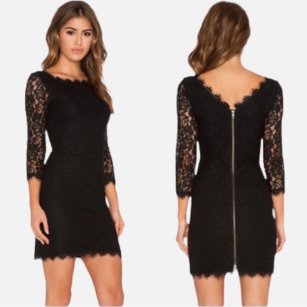 Diane Von Furstenburg Lace Dress Size 4